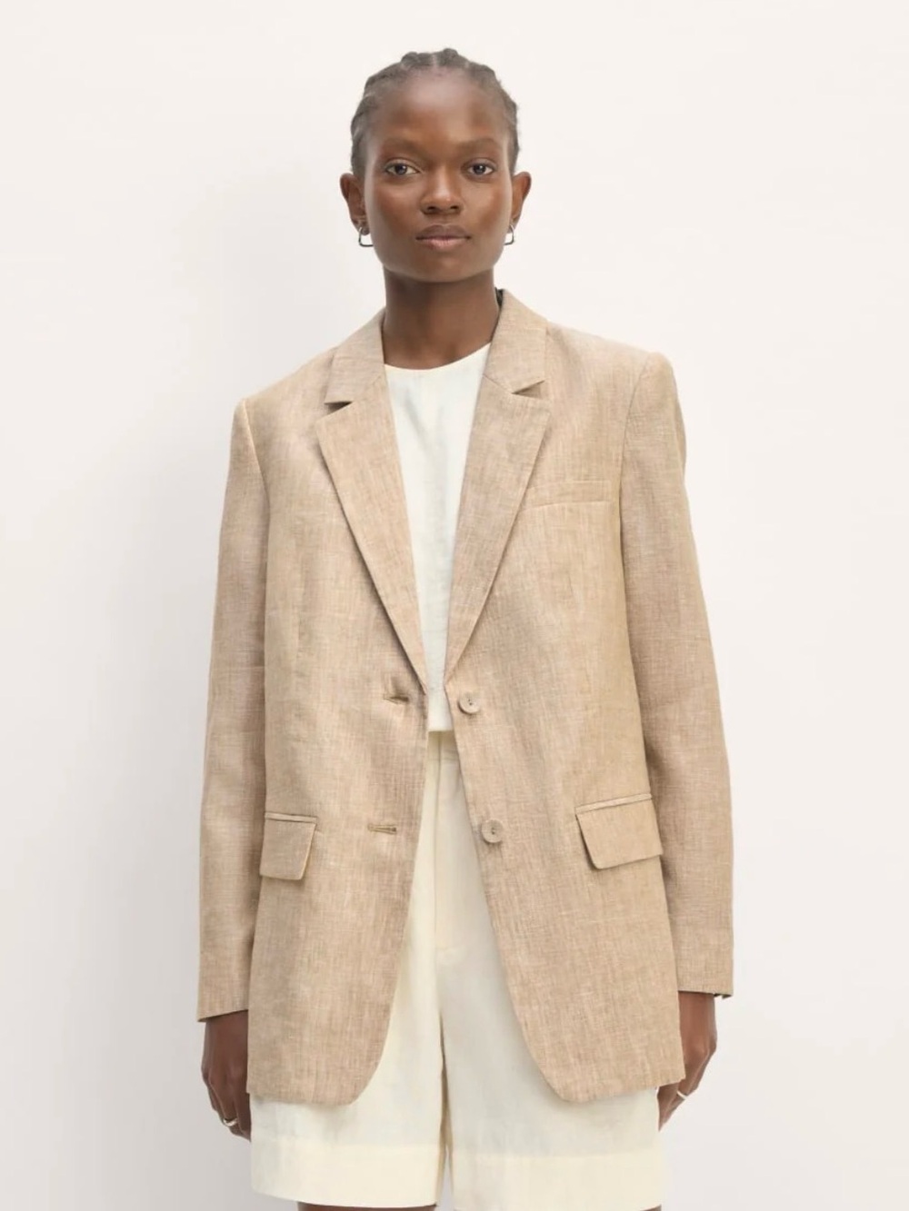Everlane Oversized Linen Blazer